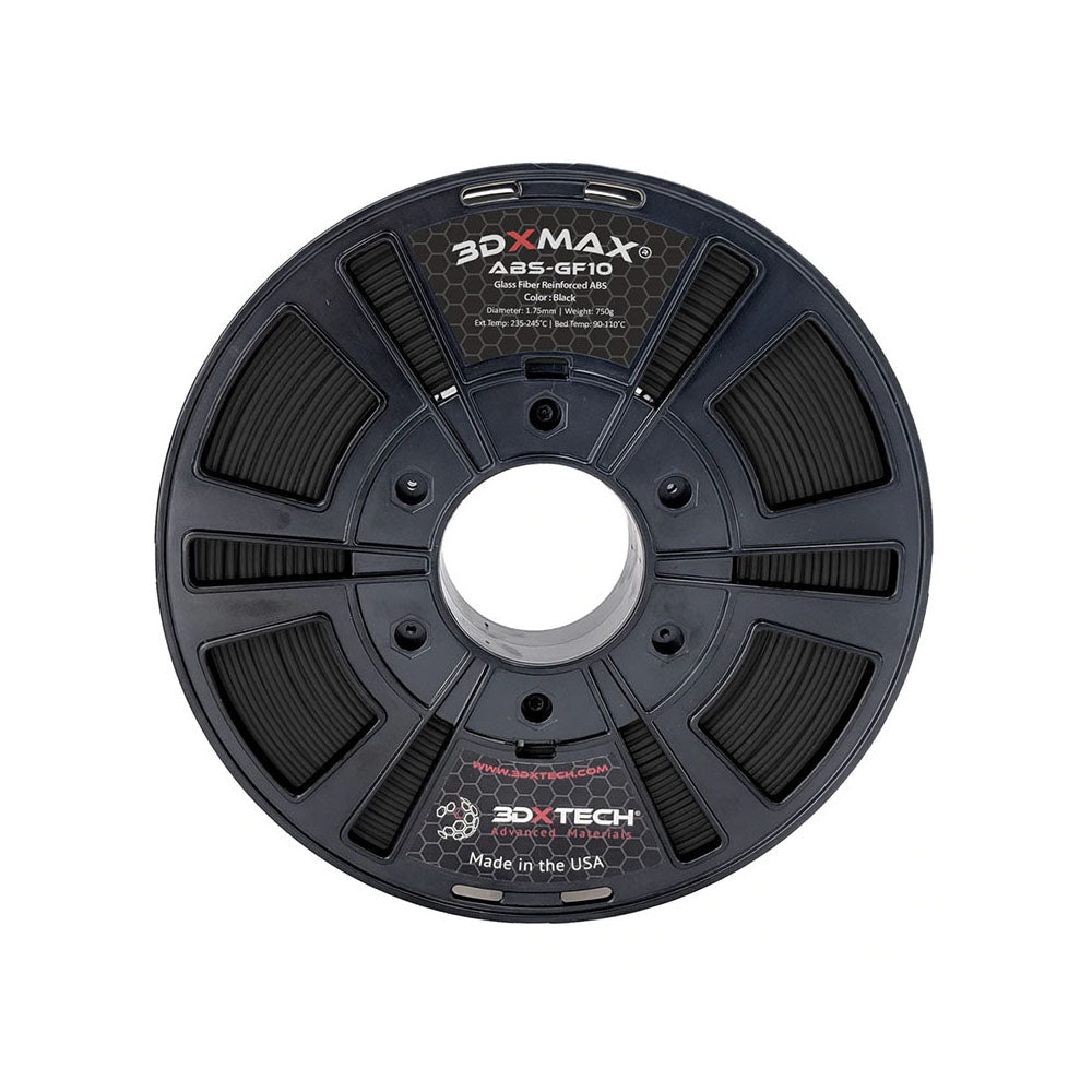 3DXTech - 3DXMAX ABS-GF10 - Noir (Black) - 1.75 mm - 750 g