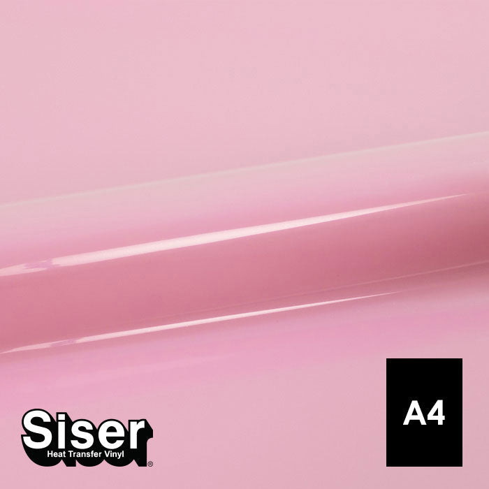 Siser - Basic Flex - Feuille A4 Thermocollant - (A0031) Rose Clair - 20 x 30 cm