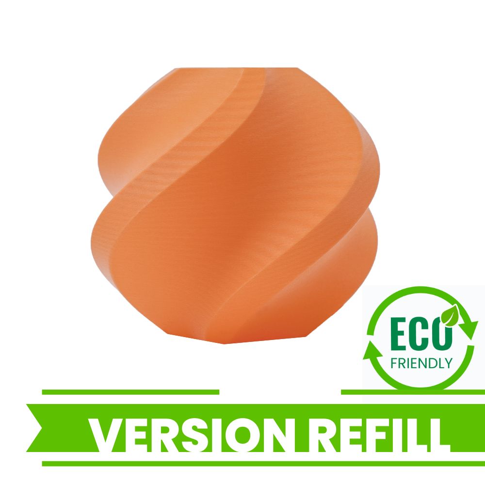 Bambu Lab - PLA Matte - Orange Mandarine (Mandarin) - 1,75 mm - 1 kg - Refill