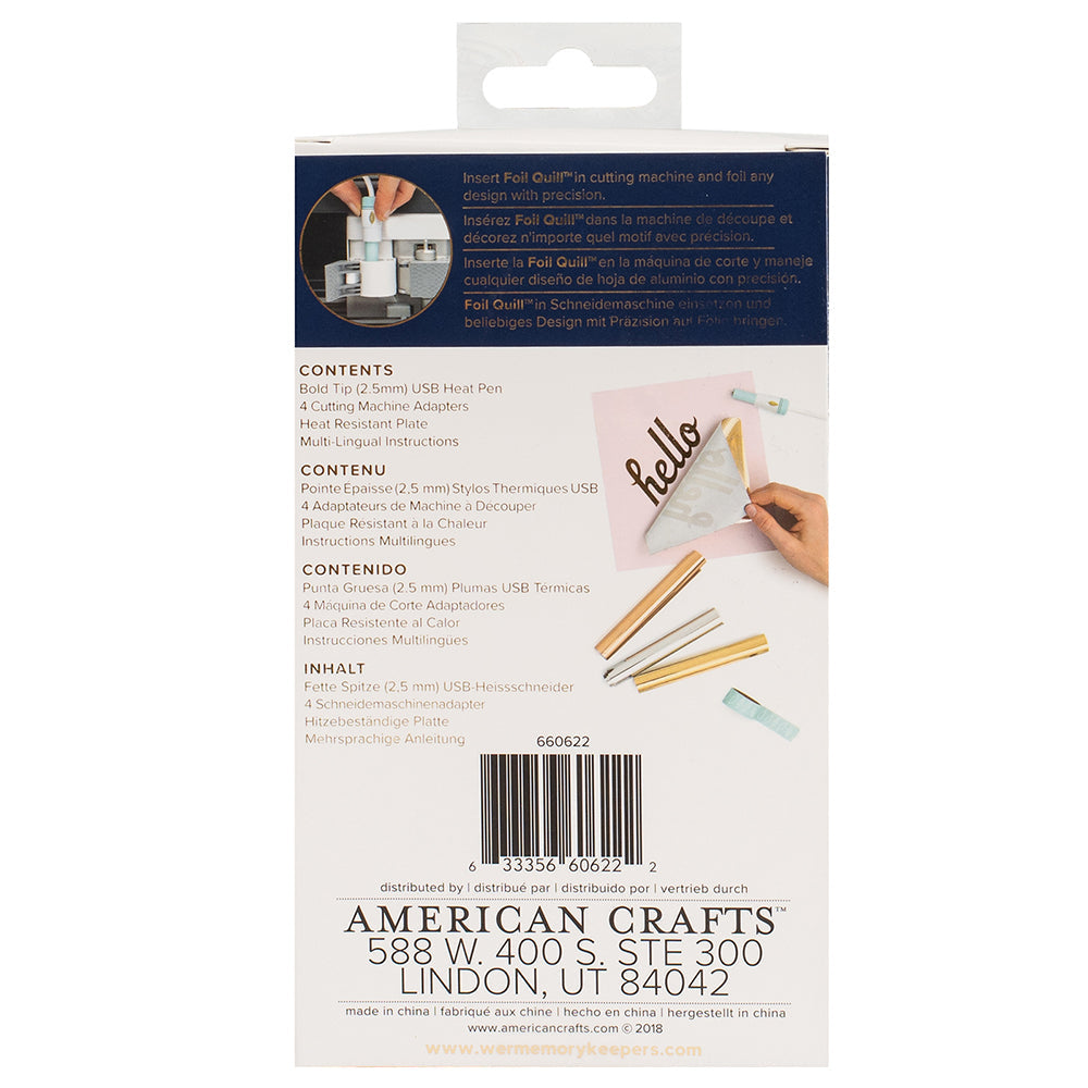 We R Memory Keepers - Foil Quill - Embout Thermique à Pointe Epaisse (2.5mm)