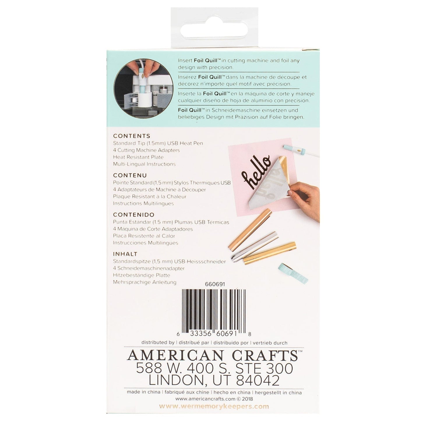 We R Memory Keepers - Pointe Thermique à Pointe Standard (Foil Quill) - 1.5mm