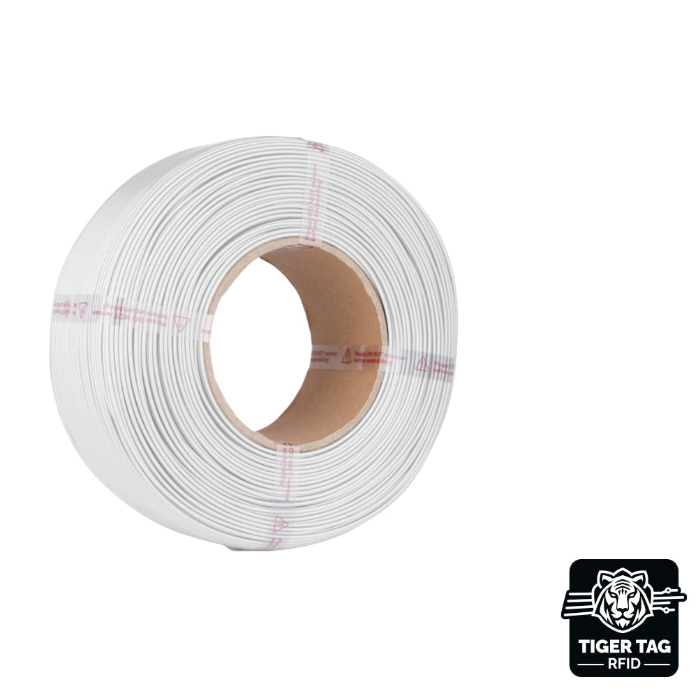 Jamg He - PETG - Blanc Opaque (Opaque White) - 1,75 mm - 1 kg - Refill avec RFID TigerTag