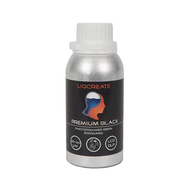 Liqcreate - Premium Black (Noir) - 250g, resines UV, LIQCREATE