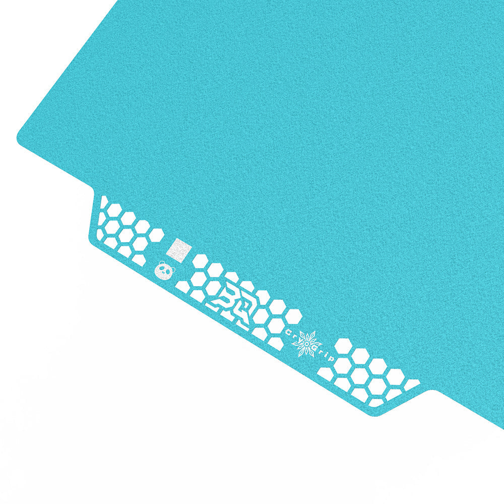 BIQU - Plateau d'impression CryoGrip Pro pour bambu lab A1 Mini - Bleu glacé lisse (Glacier Fine Textures) - 184 x 184 mm
