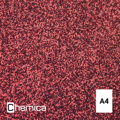 Chemica - Bling Bling Star - Rouge (Red) - Feuille 30 x 20 cm