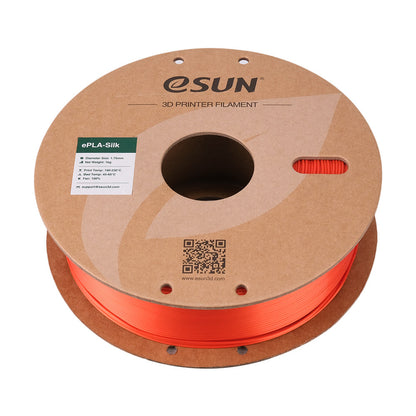 Bobine eSun de eSilk PLA Jacinth - 1 kg - Spool couchée