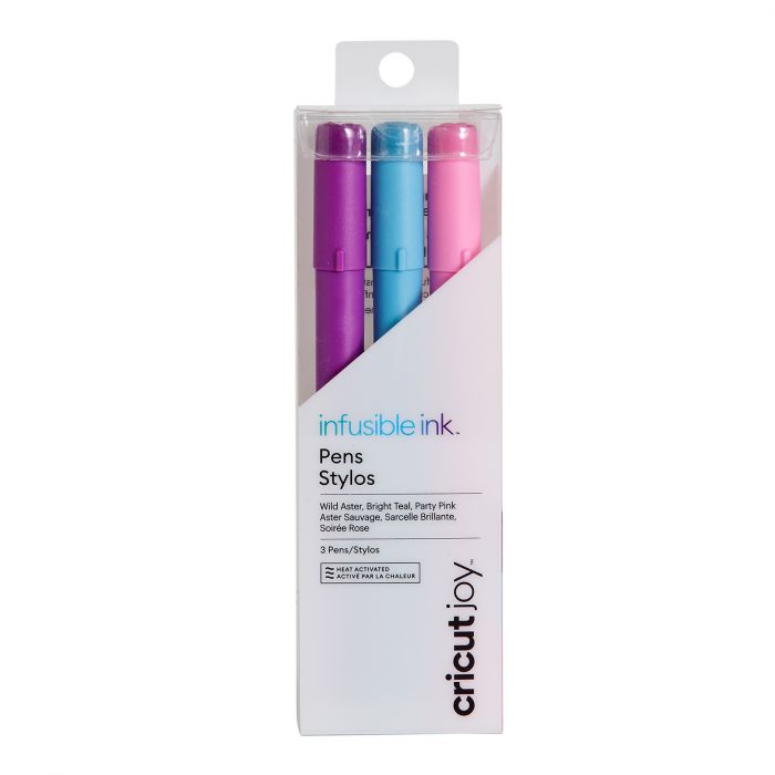 Cricut -  Joy - 3 Stylos Infusible Ink à Pointe Fine (0.4mm)