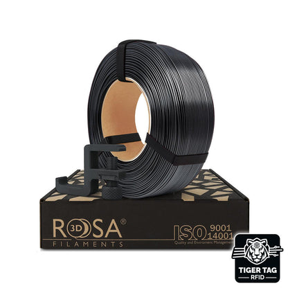 Rosa3D - PCTG - Noir (Black) - 1,75 mm - 1 kg Refill avec RFID TigerTag