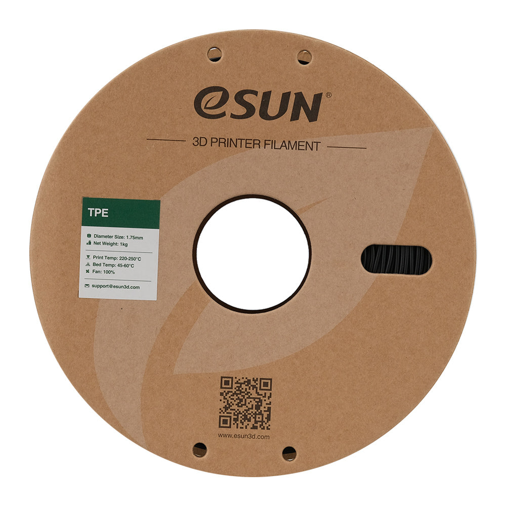 Bobine de TPE 83A de eSun Black - 1kg - Packaging