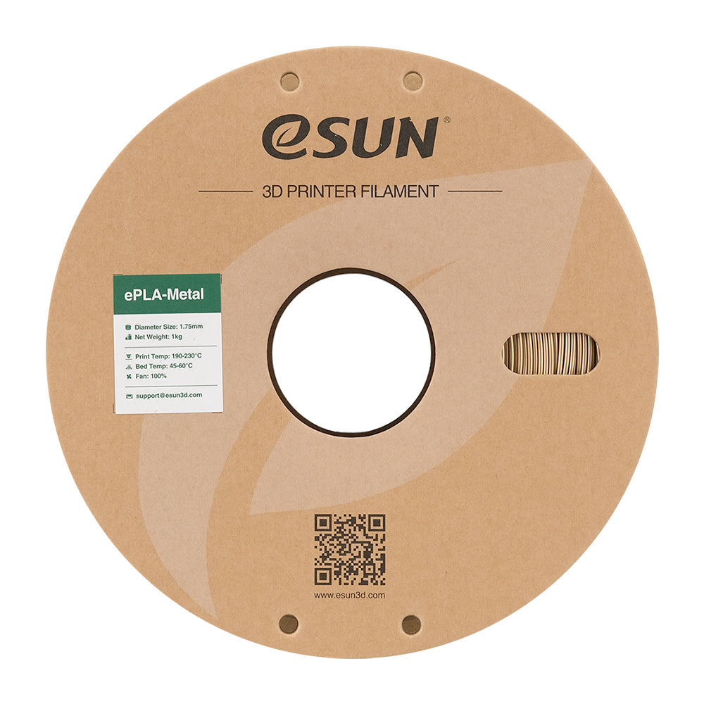 Bobine eSun de ePLA Metal Antique Brass - 1 kg - Packaging