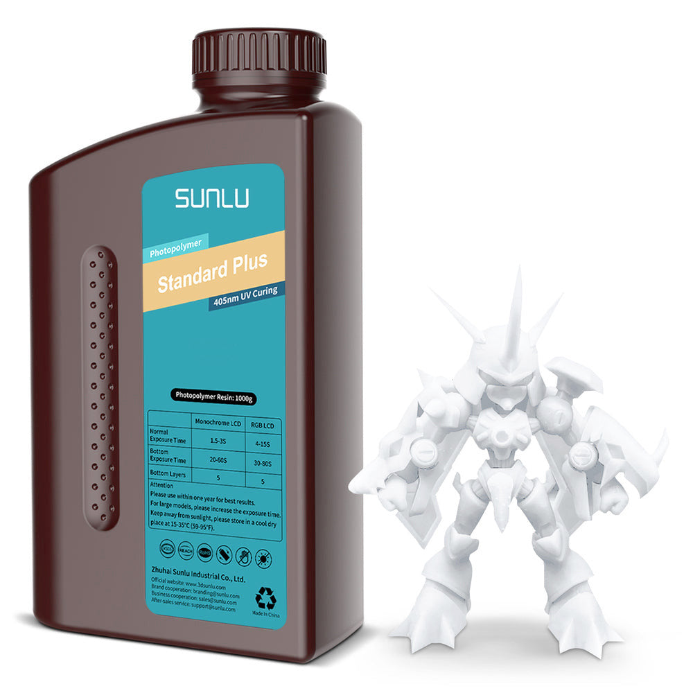 Sunlu Résine Standard Plus Solid White