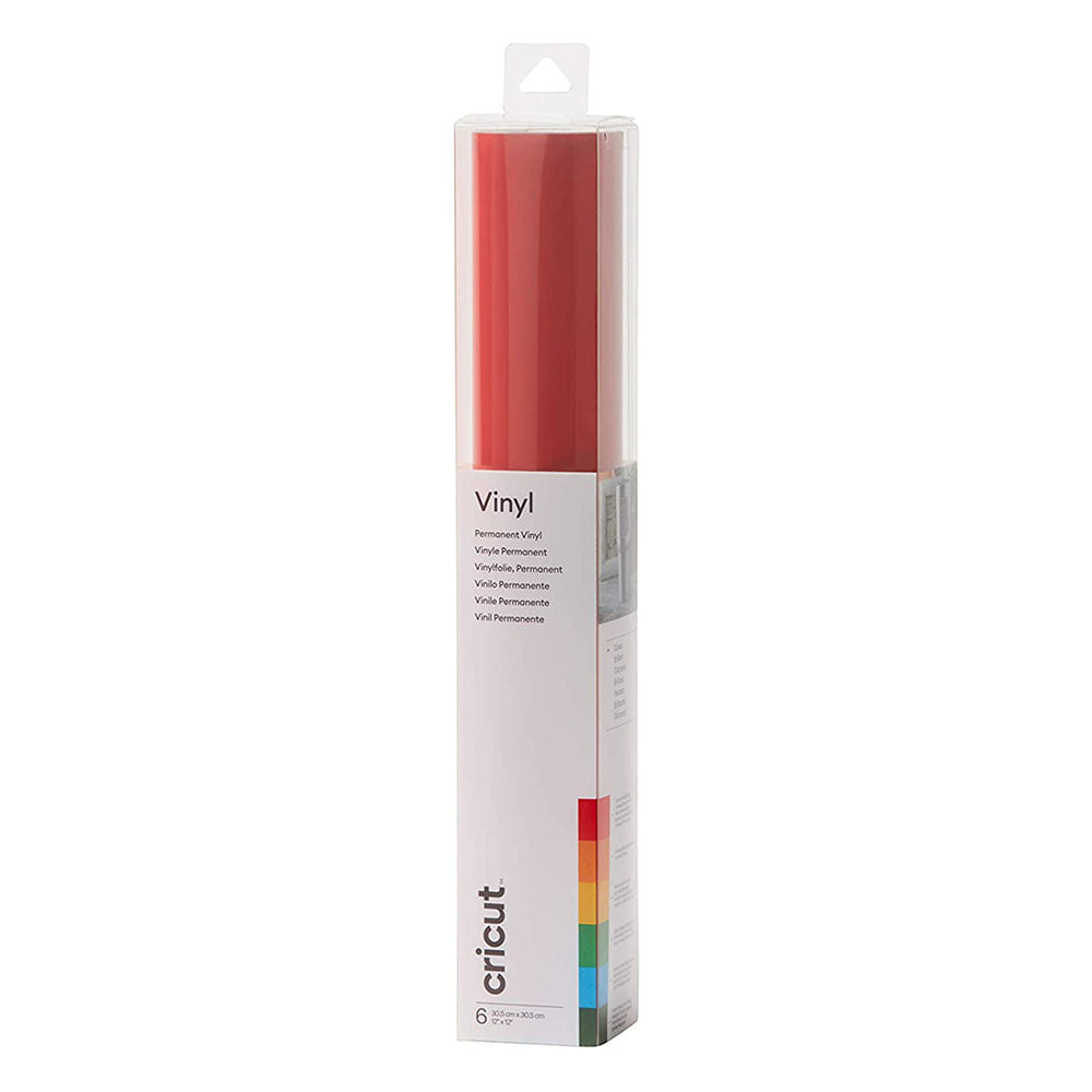 Cricut - Assortiment Vinyles Permanents Brillants - Couleurs Vives