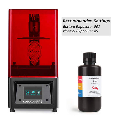 ELEGOO - Résine UV ABS-Like - Rouge (Red) - 1 kg