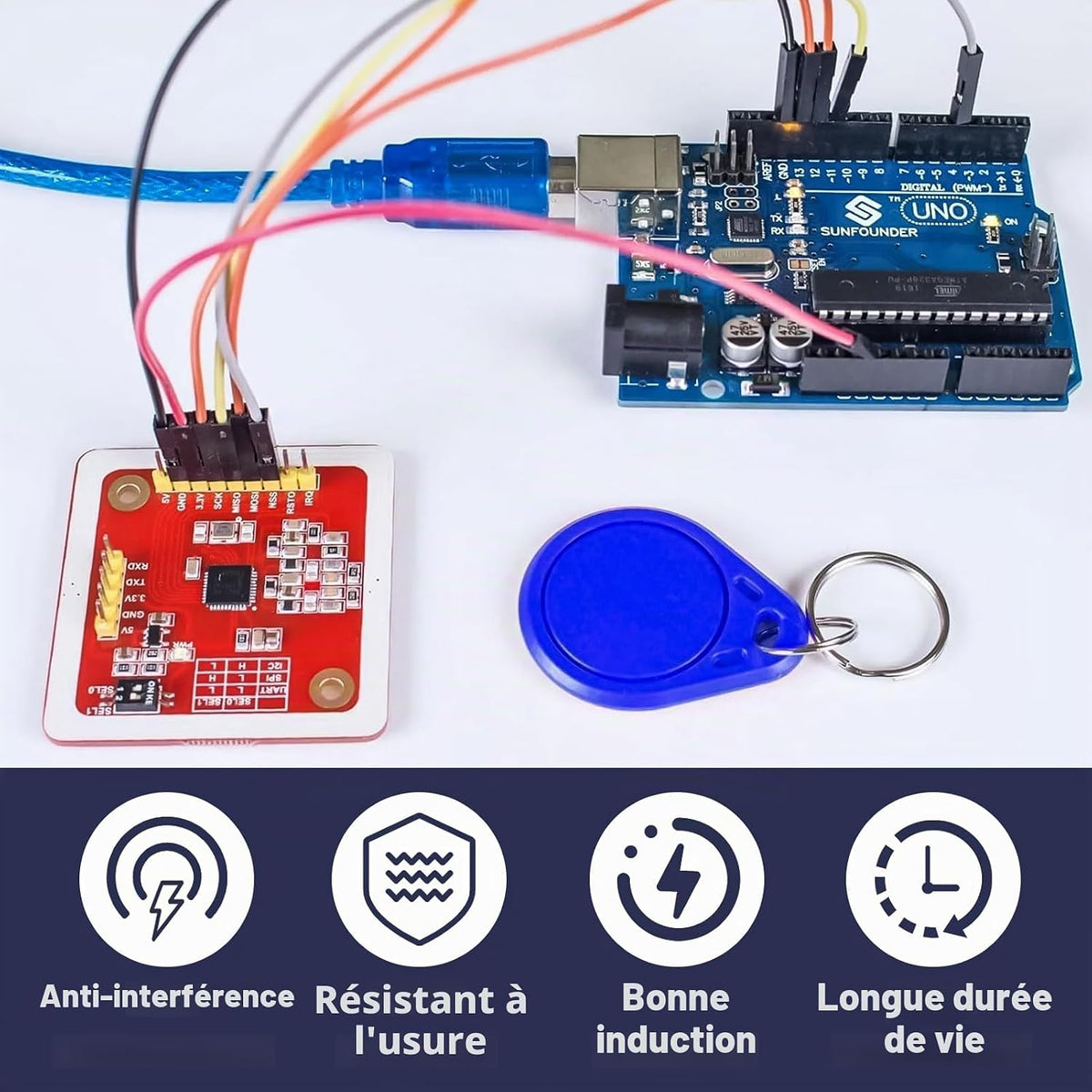 Waveshare - PN532 - Module NFC RFID V3 Kit - 2 pcs