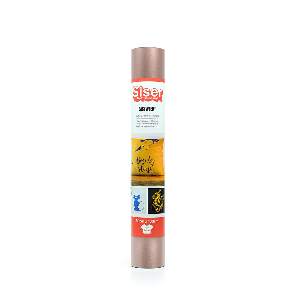 Siser - Basic Flex - Rouleau Thermocollant - (A0092) Or Rose - 30 x 100 cm