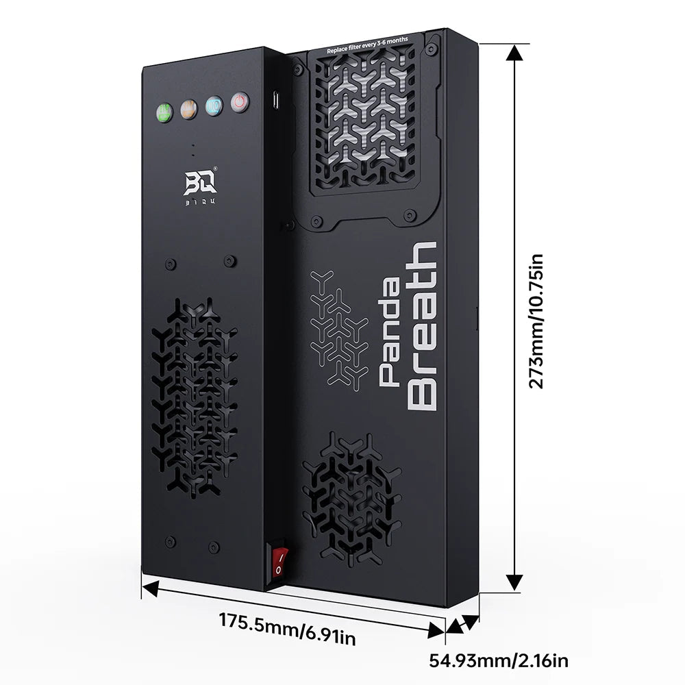 BIQU - Panda Breath - Système de Filtration de l'Air et de Chauffage pour Bambu Lab Séries P1/X1 et A1 Snapmaker U1