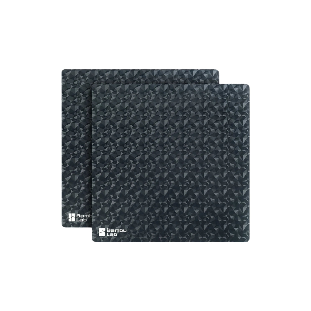 Bambu Lab - Série X1/Série P1/A1 - Feuille d'effet 3D Diamant (Diamond Surface Sheet) - 2 pcs