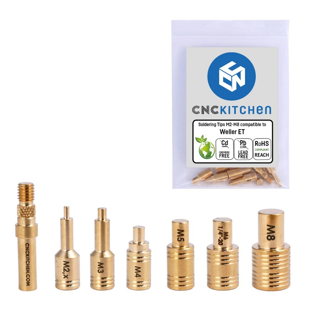 CNC Kitchen - Pannes à Souder M2-M8 V2 pour Weller