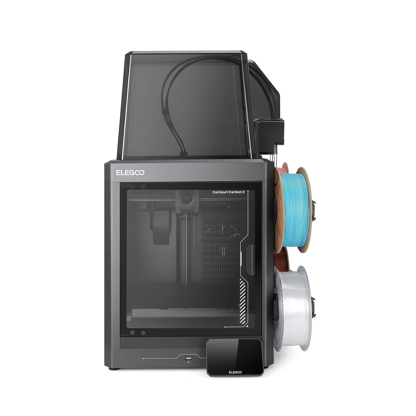 Elegoo - Mega Pack Centauri Carbon 2 Combo - Imprimante 3D avec Multicolore CC2 + CANVAS