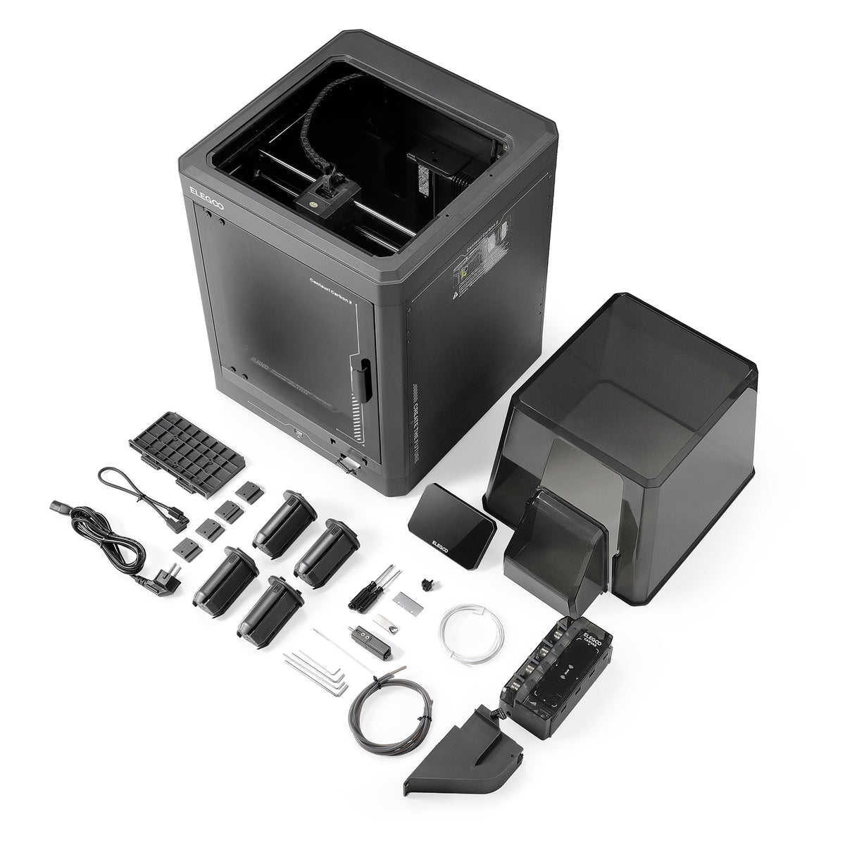 Elegoo - Mega Pack Centauri Carbon 2 Combo - Imprimante 3D avec Multicolore CC2 + CANVAS