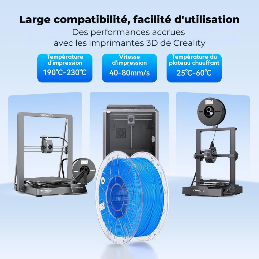Creality - Hyper PLA RFID - Bleu (Blue) - 1,75 mm - 1 kg