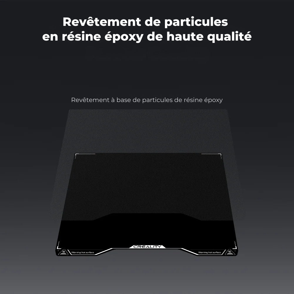 Creality Hi - Plateau d'impression en Résine Époxy - 280 x 265 mm