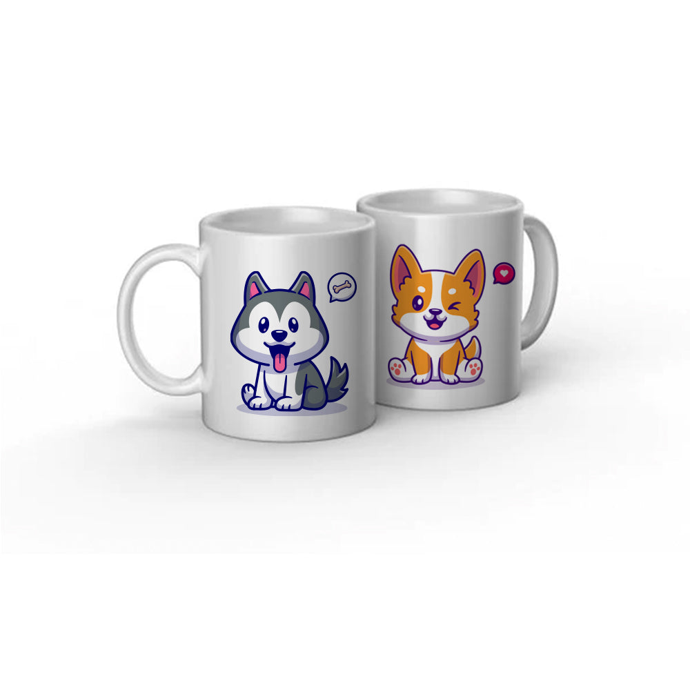 Cricut - Mug en céramique - blanc - 425 ml (lot 2 Mugs)