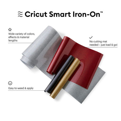 Cricut - Smart Iron-On  - Vinyle Thermocollant - Or pailleté - 33 x 90 cm