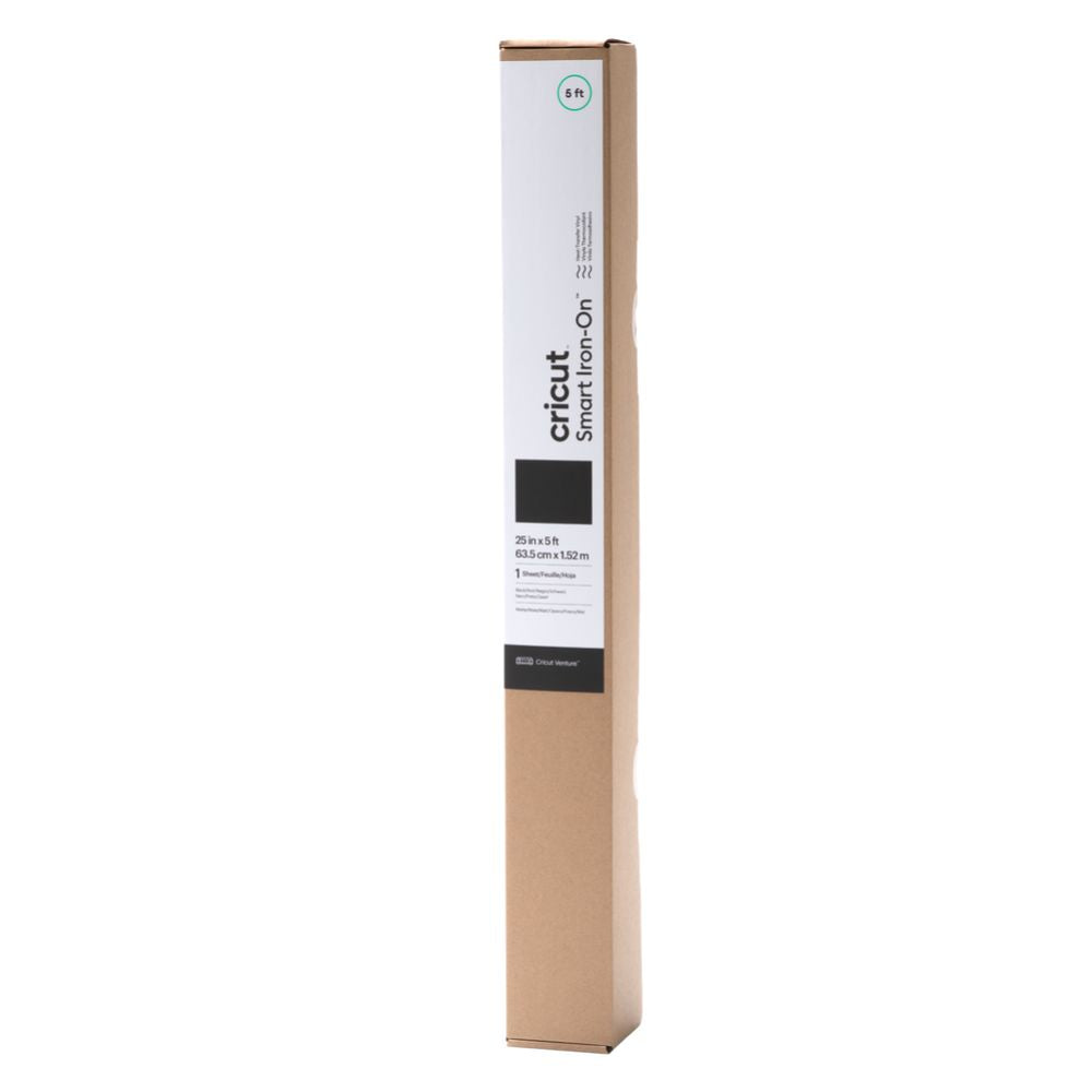 Cricut Venture - Smart Iron-On - Vinyle Thermocollant - Noir - 63,5 x 152 cm