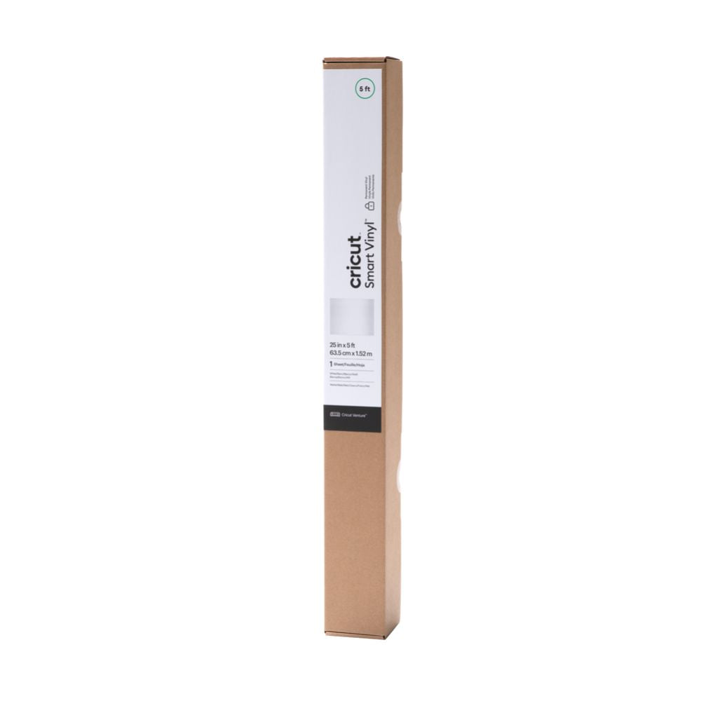 Cricut Venture - Smart Vinyl - Vinyle Thermocollant - Blanc - 63,5 x 152 cm