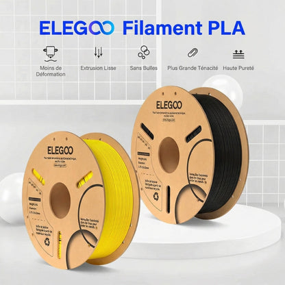 Elegoo - PLA - Translucide (Translucent) - 1,75 mm - 1 kg - RFID