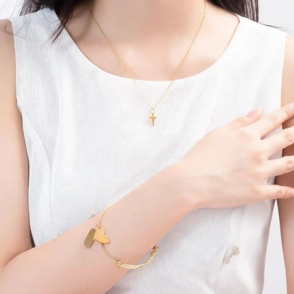 xTool - Ensemble de création de collier et bracelet - Acier inoxydable - Or
