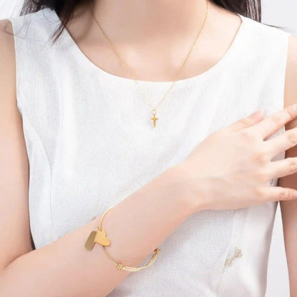 xTool - Ensemble de création de collier et bracelet - Acier inoxydable - Or