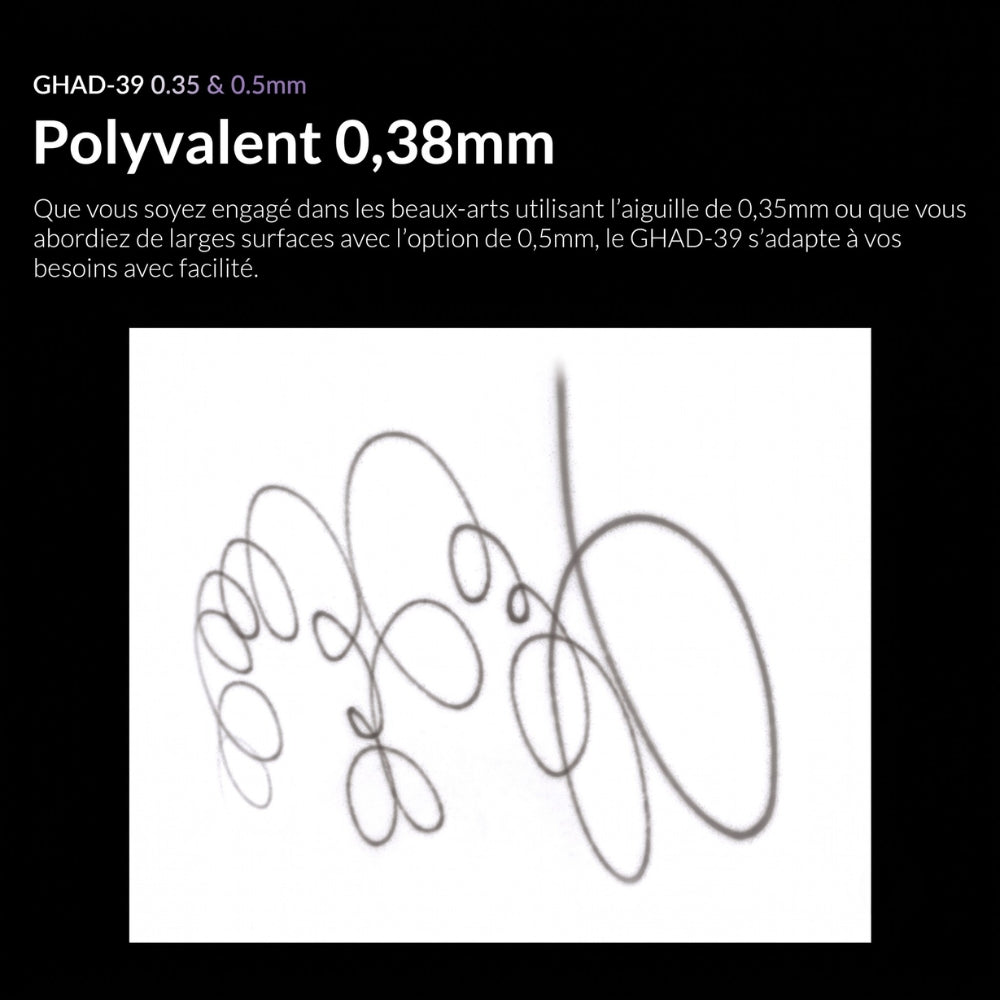 Pack Aérographe Confort Plus GHAD-39