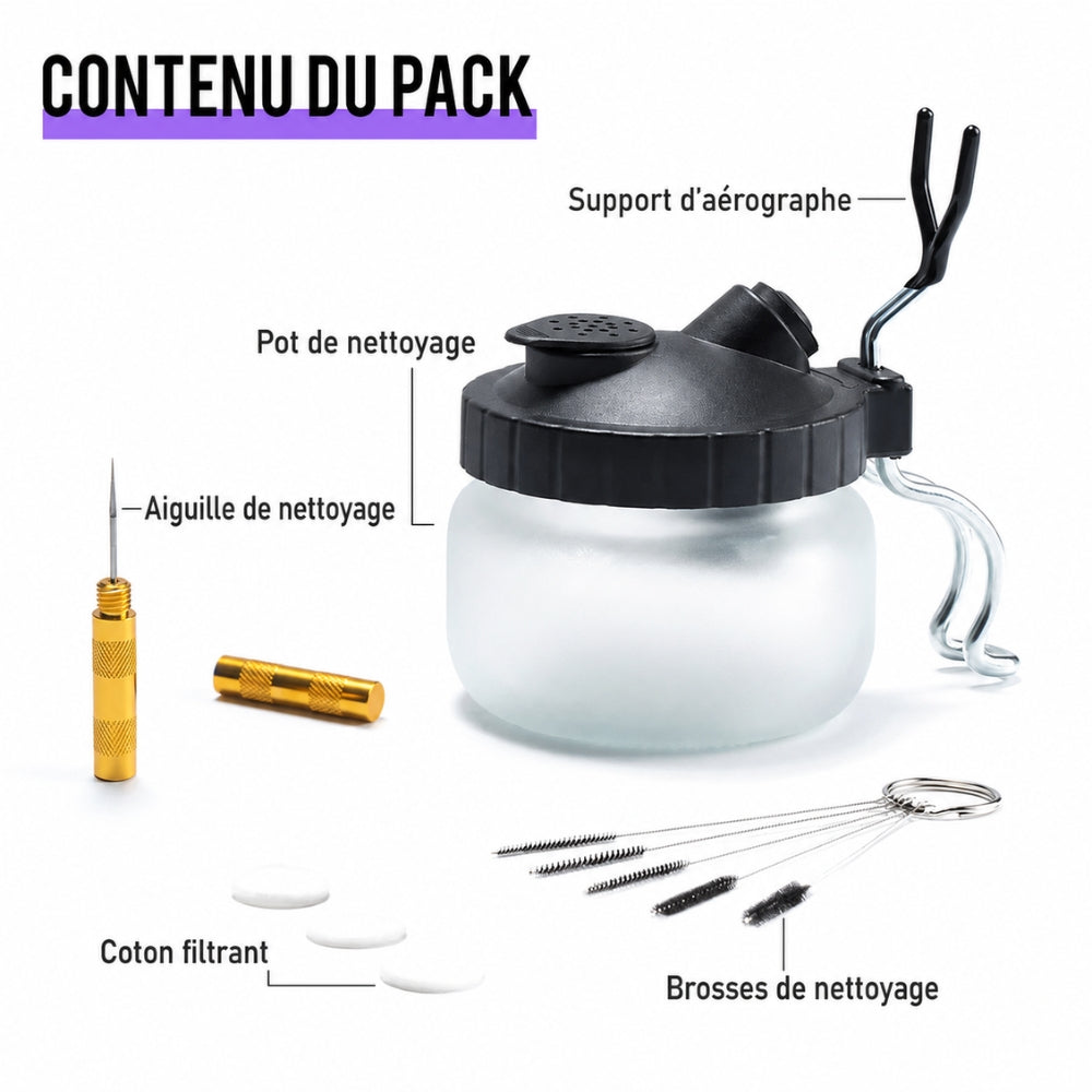 Pack Gaahleri Halloween - Aérographe Compresseur Outils et Peintures