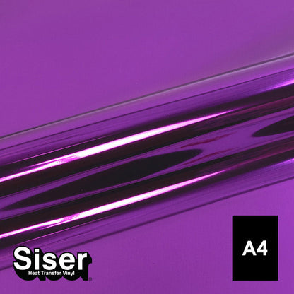 Siser - Metal Flex - Feuille A4 Thermocollant - (MT0015) Violet Métallisé - 20 x 30 cm