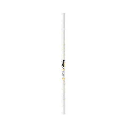 MissKraft - Paille en verre droite - Transparente - 23 cm - Sublimé