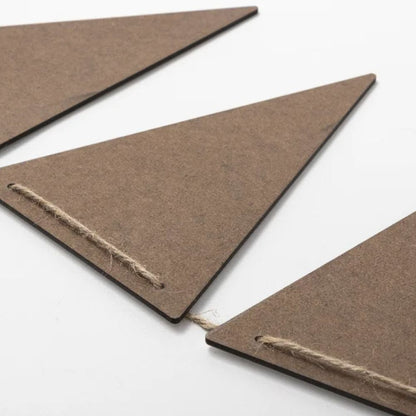 MissKraft - Sublimation - Bannière de Fanions Triangles - 14 x 20 cm