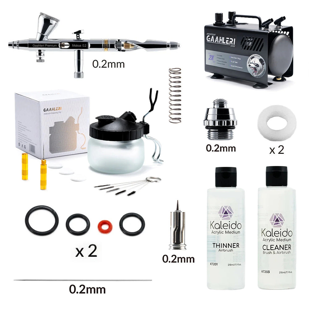Pack Aérographe Confort Plus MOBIUS 2.0