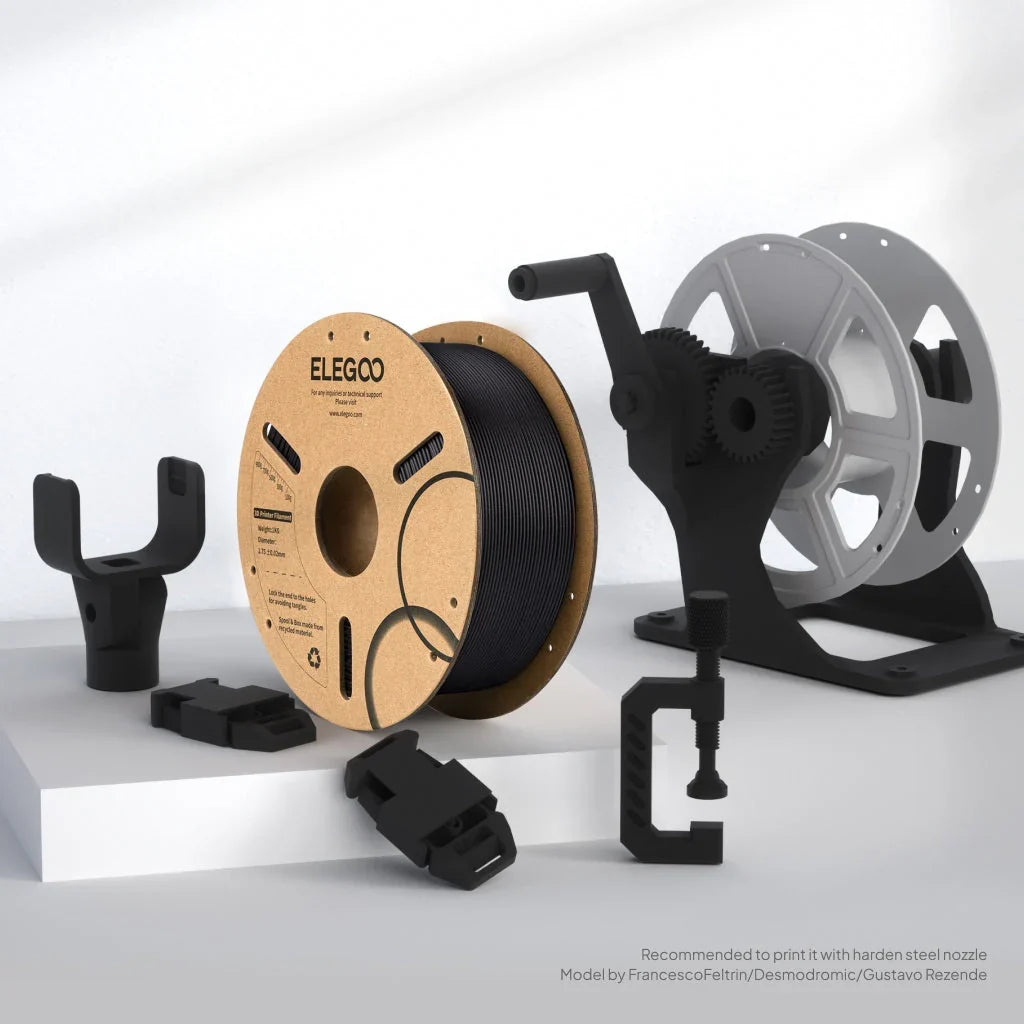 Elegoo - PLA-CF - Noir (Black) - 1,75 mm - 1 kg
