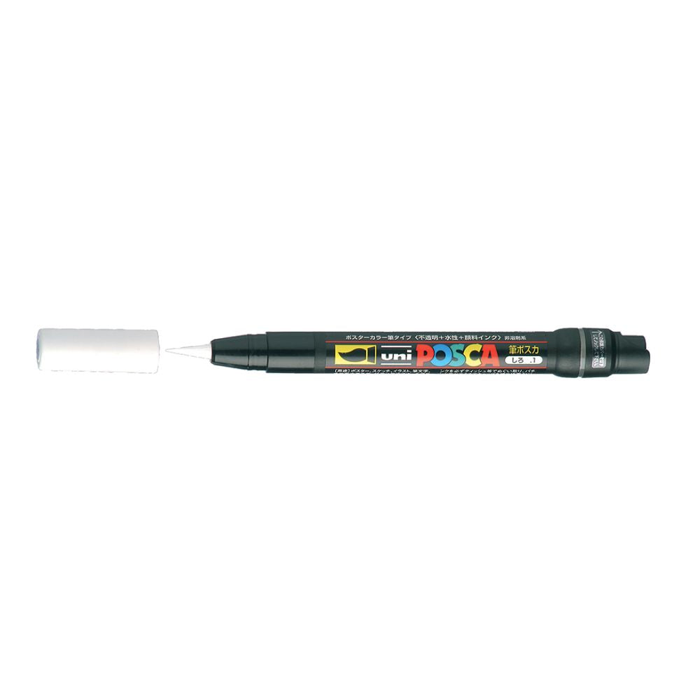 POSCA - Marqueur Pinceau - Blanc