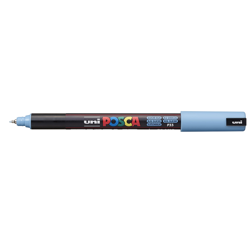 POSCA - Marqueur Pointe Extra Fine - Bleu Glacier