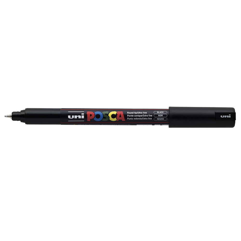 POSCA - Marqueur Pointe Extra Fine - Noir
