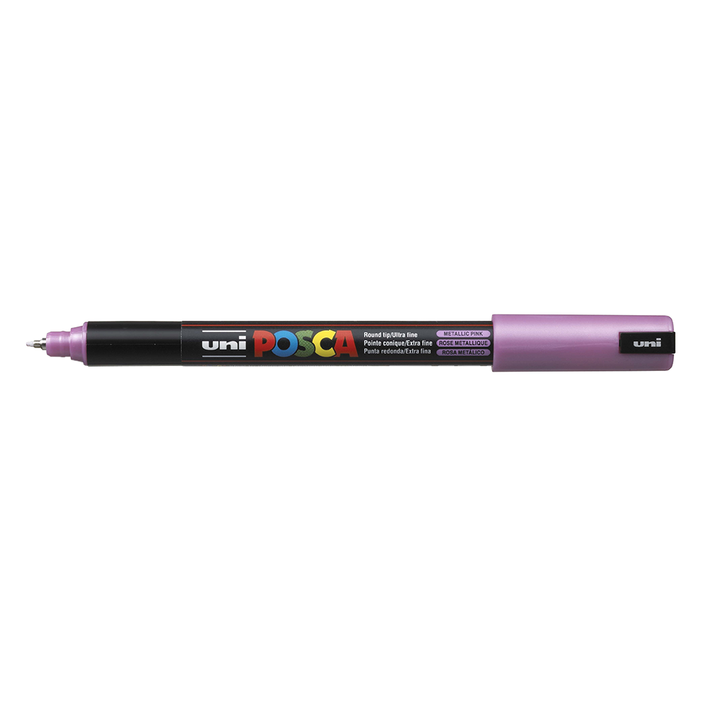 POSCA - Marqueur Pointe Extra Fine - Rose Métal