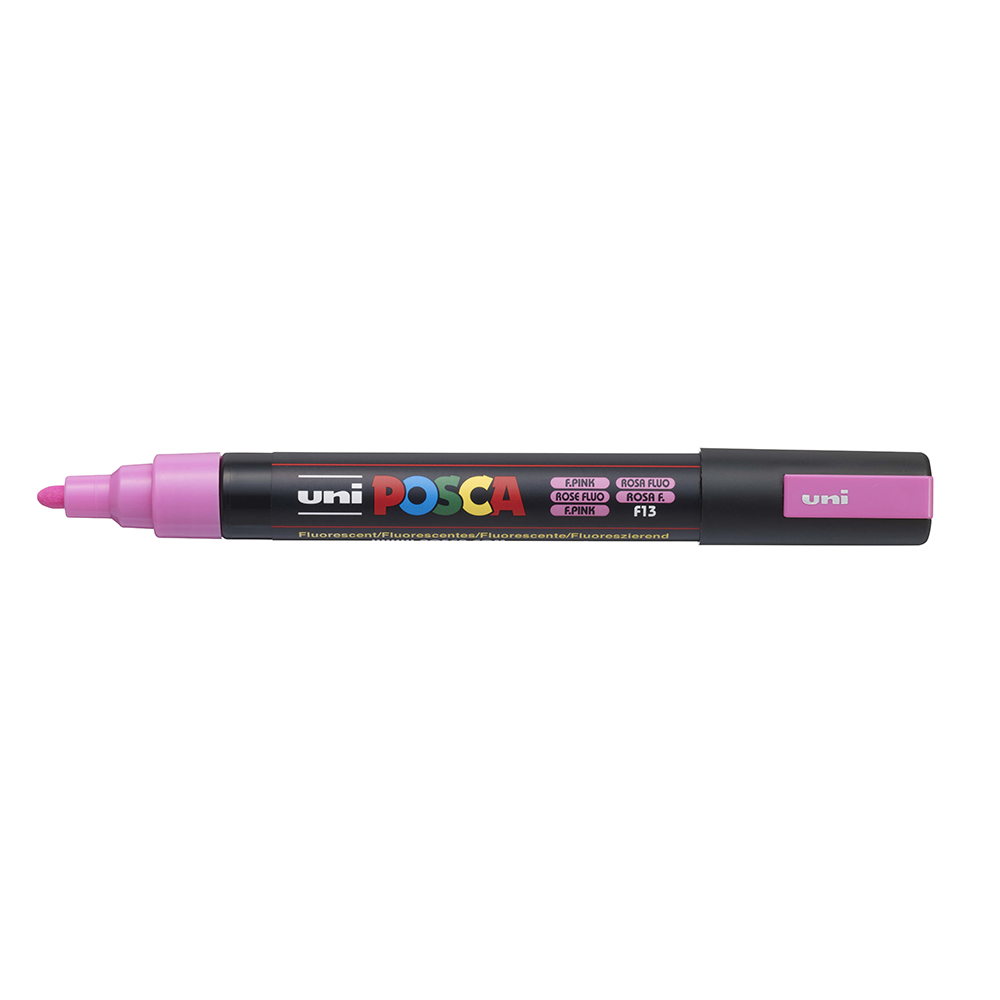 POSCA - Marqueur Pointe Conique Moyenne - Rose Fluo