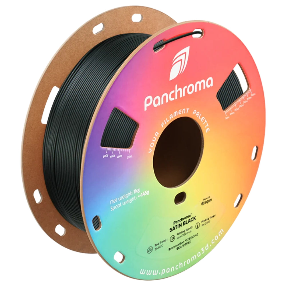 Panchroma PLA - Noir Satin (Black) - 1,75 mm - 1 kg