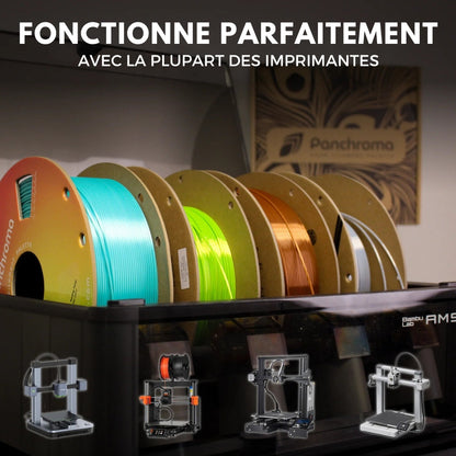 Panchroma PLA Dégradé - Soie Arc-en-Ciel (Gradient Silk Rainbow) - 1,75 mm - 1 kg