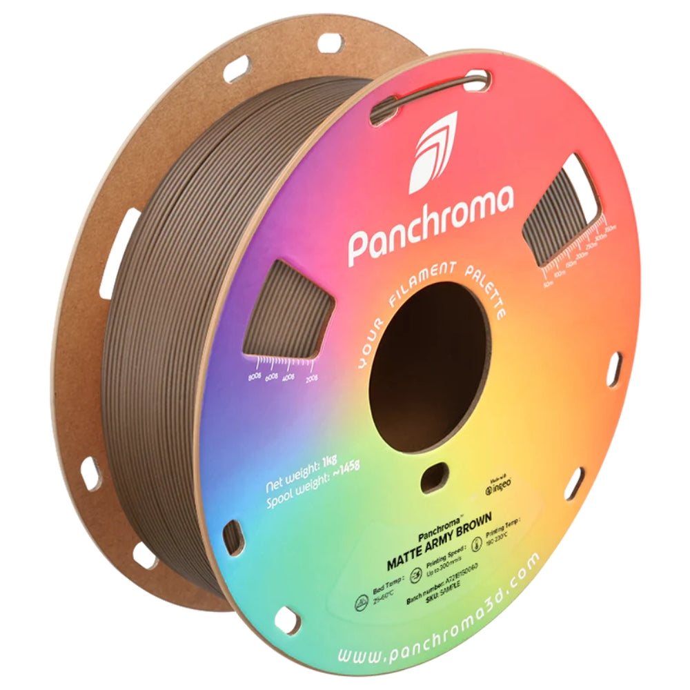 Panchroma PLA - Militaire Mat Marron (Matte Army Brown) - 1,75 mm - 1 kg