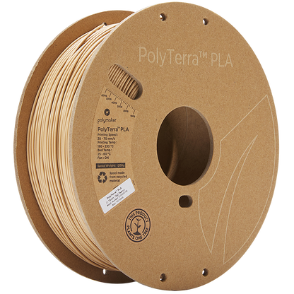 Polymaker - PolyTerra PLA - Cacahuète (Peanut) - 1.75 mm - 1 kg