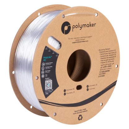 Polymaker - PolyLite PC - Transparent (clear) - 1,75 mm - 1 kg